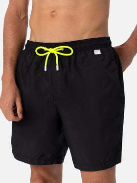 Man lightweight fabric black swim shorts Lighting Pantone | PANTONE® SPECIAL EDITION - MC2 Saint Barth
