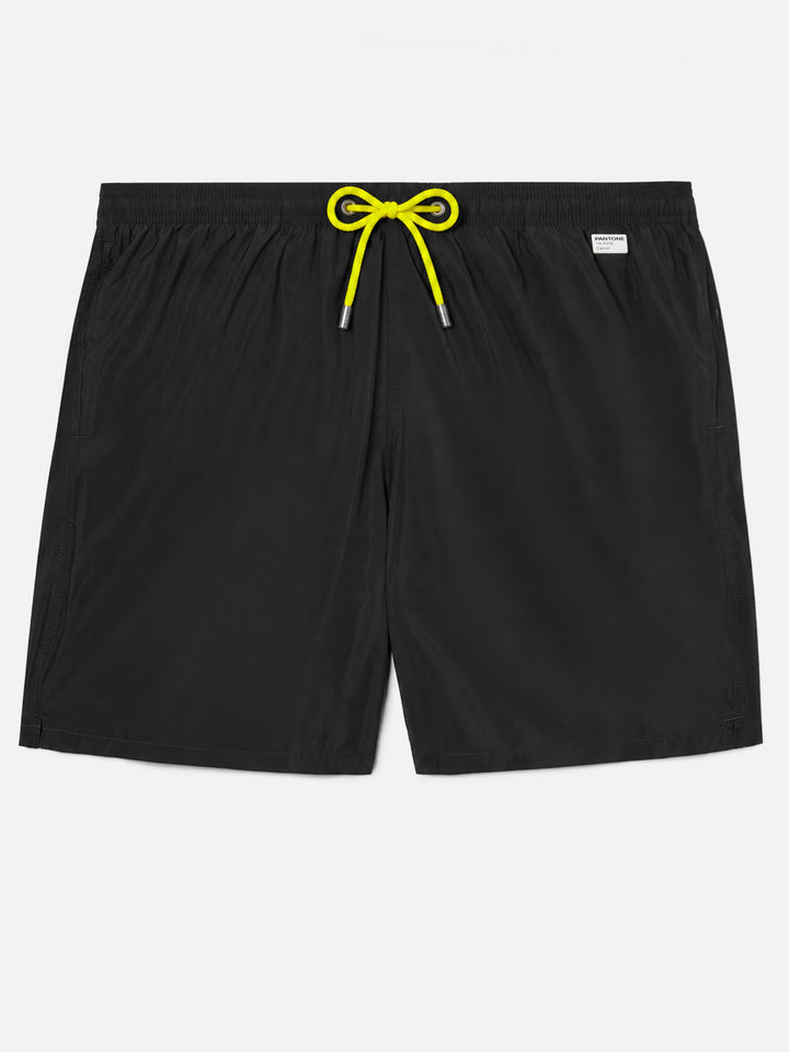 Lightweight fabric black swim shorts Lighting Pantone | PANTONE® SPECIAL EDITION