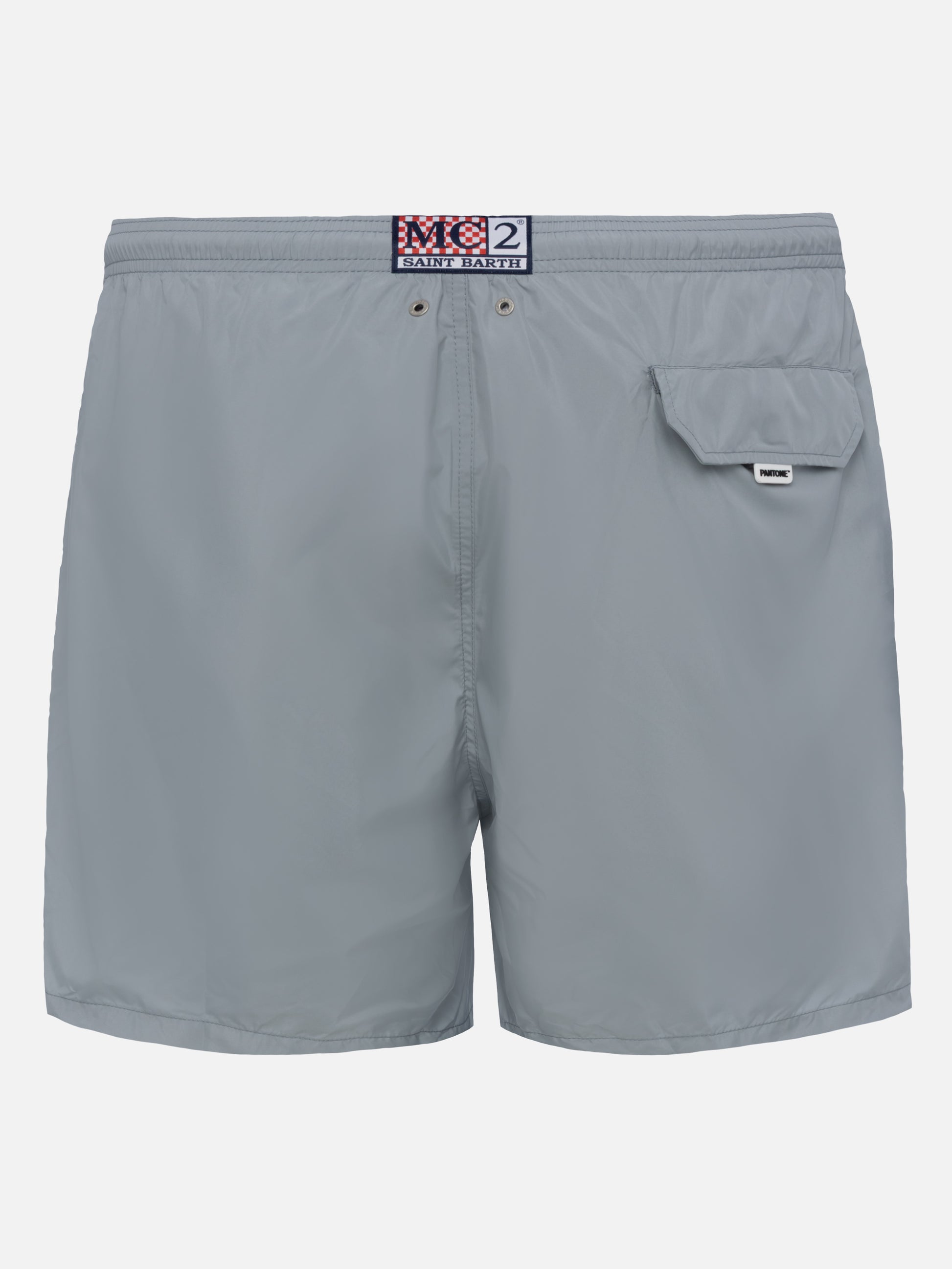 Lightweight fabric grey swim shorts Lighting Pantone | PANTONE® SPECIAL EDITION - MC2 Saint Barth
