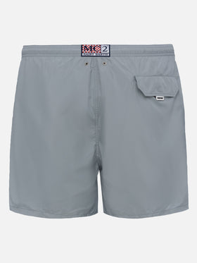 Lightweight fabric grey swim shorts Lighting Pantone | PANTONE® SPECIAL EDITION - MC2 Saint Barth