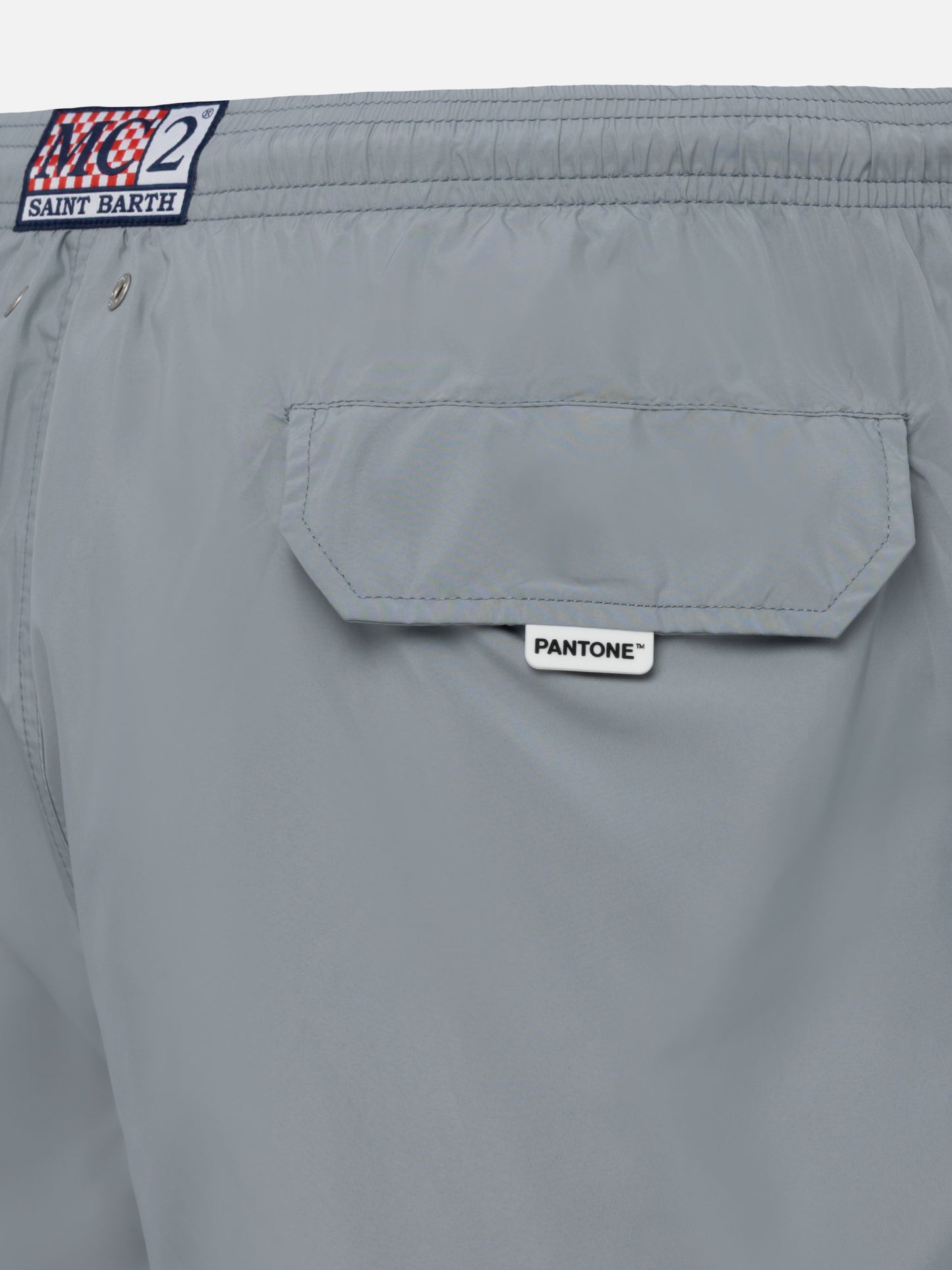 Lightweight fabric grey swim shorts Lighting Pantone | PANTONE® SPECIAL EDITION - MC2 Saint Barth