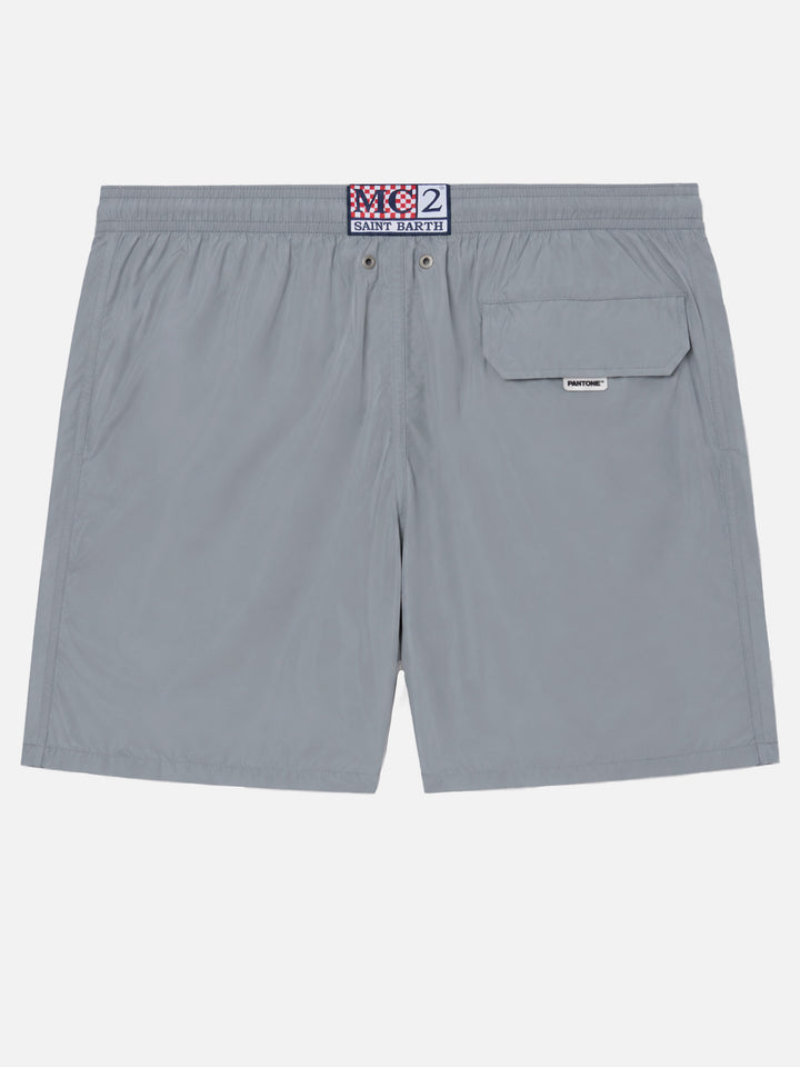 Lightweight fabric grey swim shorts Lighting Pantone | PANTONE® SPECIAL EDITION