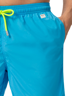 Lightweight fabric aqua blue swim shorts Lighting Pantone | PANTONE® SPECIAL EDITION - MC2 Saint Barth