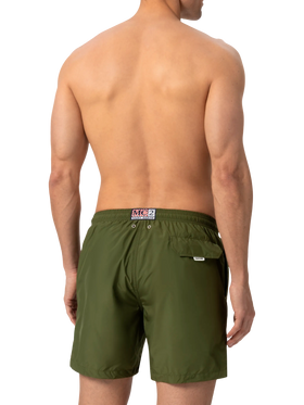 Lightweight fabric military green swim shorts Lighting Pantone | PANTONE® SPECIAL EDITION - MC2 Saint Barth