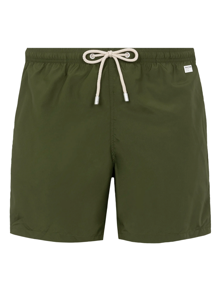 Lightweight fabric military green swim shorts Lighting Pantone | PANTONE® SPECIAL EDITION - MC2 Saint Barth