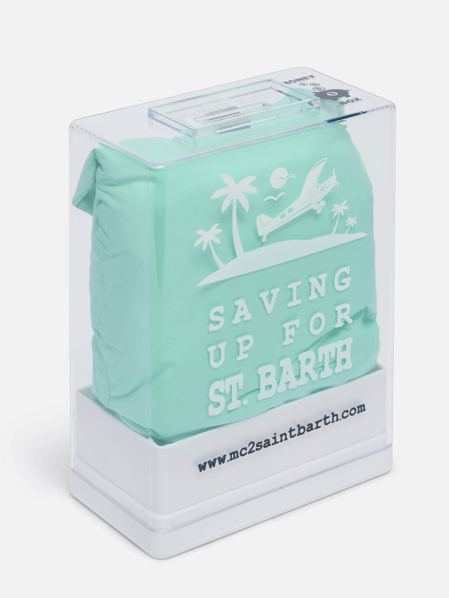 Badeshorts aus leichtem Stoff in Salbeigrün Lighting Pantone | PANTONE® SPECIAL EDITION