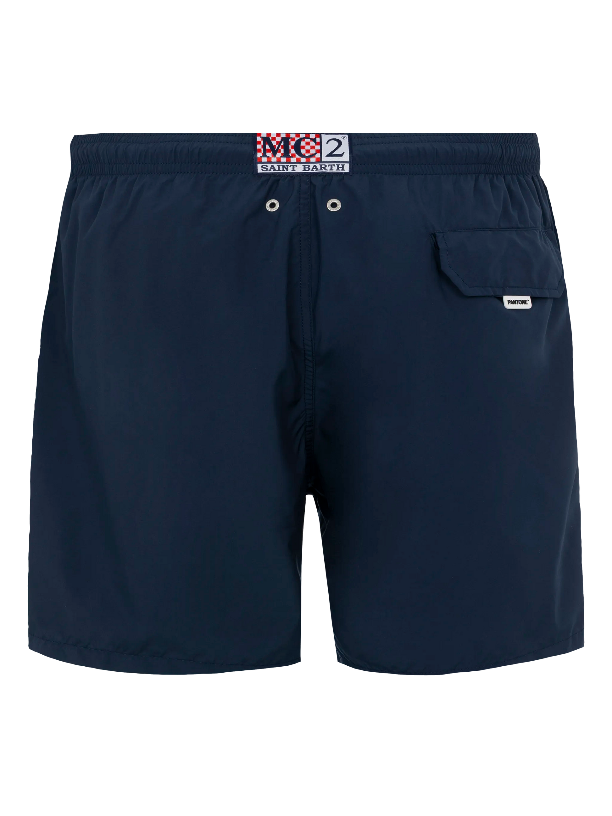 Lightweight fabric navy blue swim shorts Lighting Pantone | PANTONE® SPECIAL EDITION - MC2 Saint Barth