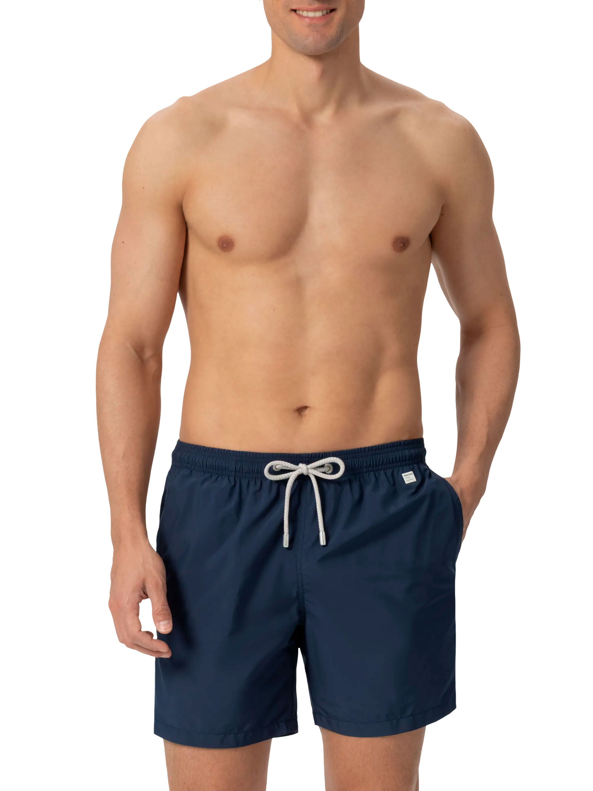 Lightweight fabric navy blue swim shorts Lighting Pantone | PANTONE® SPECIAL EDITION - MC2 Saint Barth