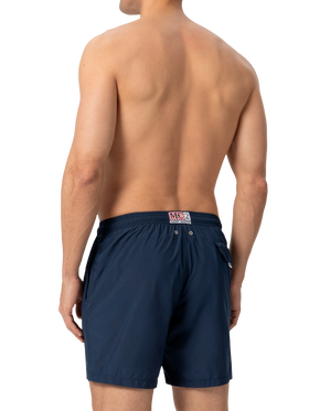 Lightweight fabric navy blue swim shorts Lighting Pantone | PANTONE® SPECIAL EDITION - MC2 Saint Barth
