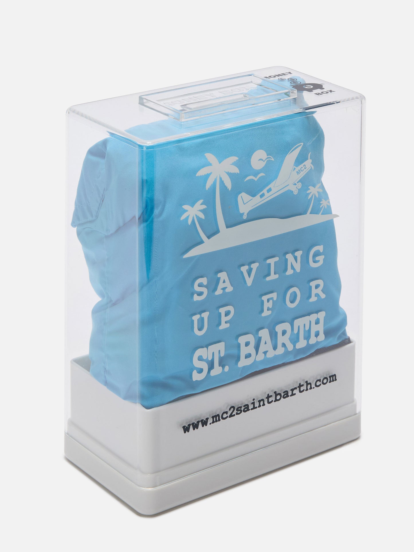 Lighting Pantone swim shorts in solid sky blue | Special Edition