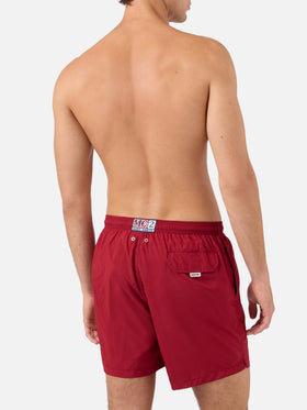 Lighting Pantone swim shorts in burgundy | PANTONE SPECIAL EDITION