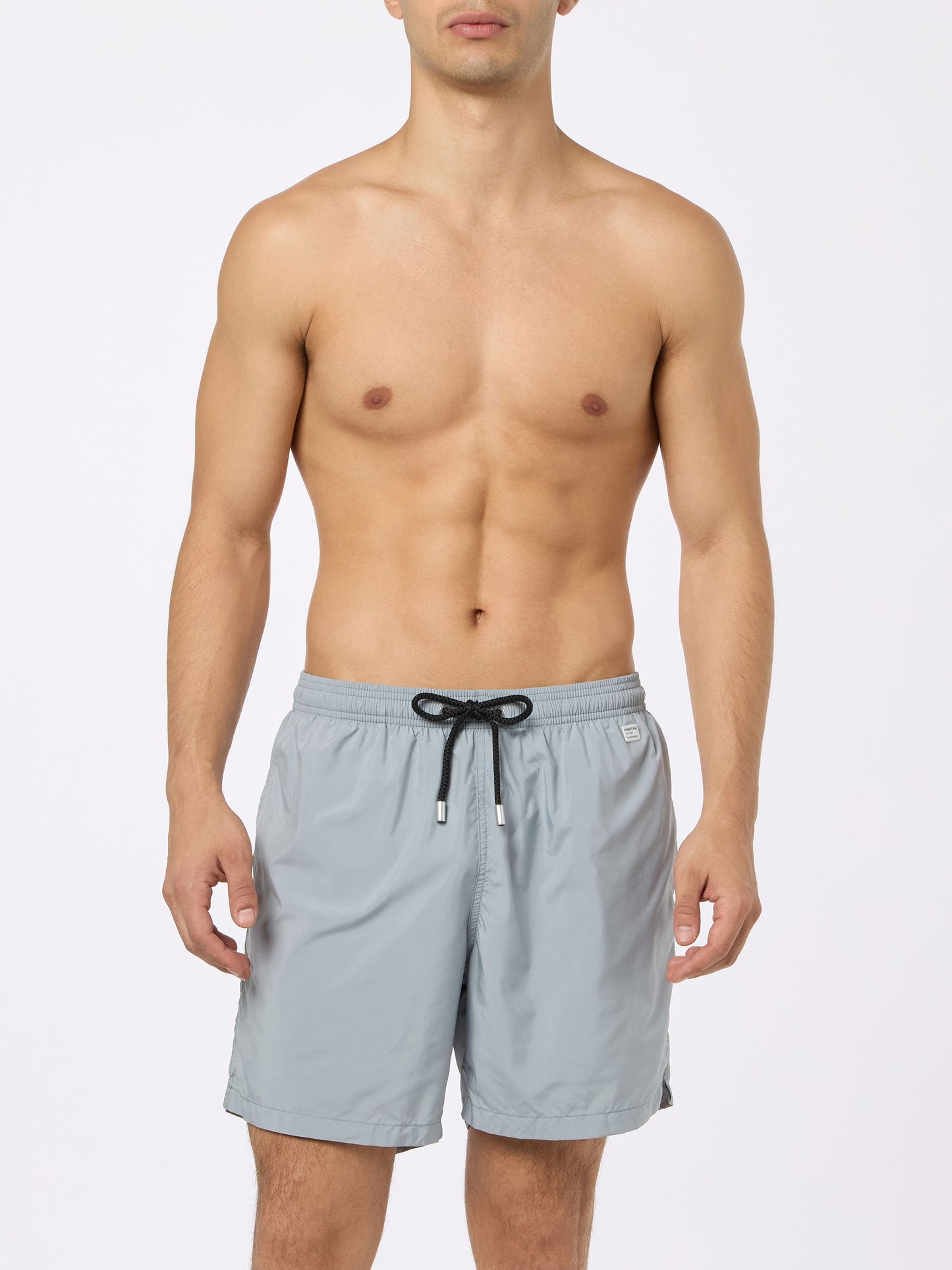 Man lightweight fabric grey swim shorts Lighting Pantone | PANTONE® SPECIAL EDITION - MC2 Saint Barth