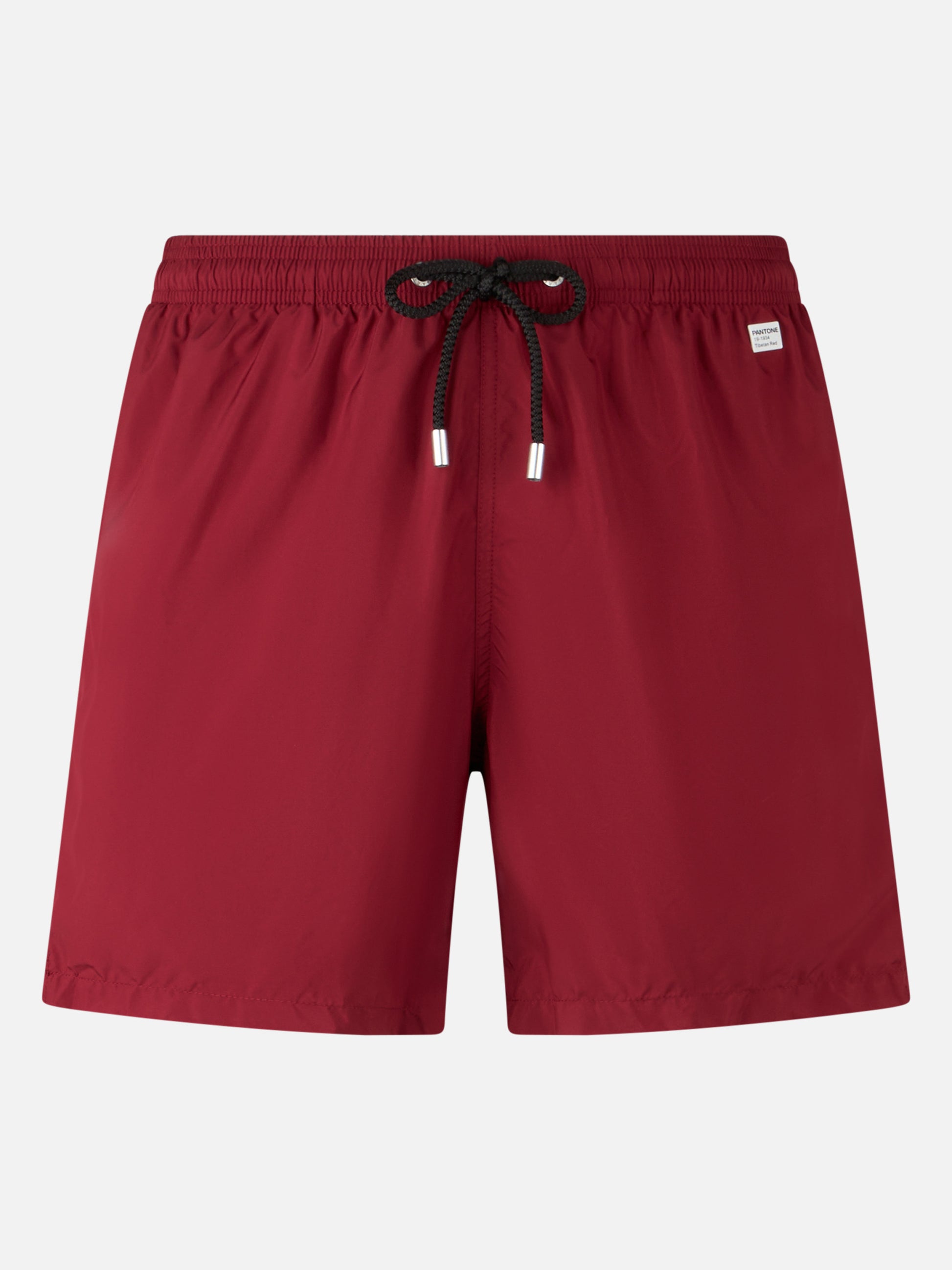 Man lightweight fabric burgundy swim shorts Lighting Pantone | PANTONE® SPECIAL EDITION - MC2 Saint Barth