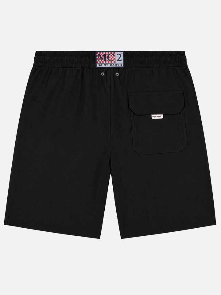 Black lighting long pantone swim shorts | Special Edition