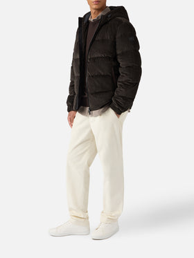 Giacca imbottita con cappuccio Maier Pocket Corduroy