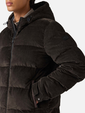 Giacca imbottita con cappuccio Maier Pocket Corduroy