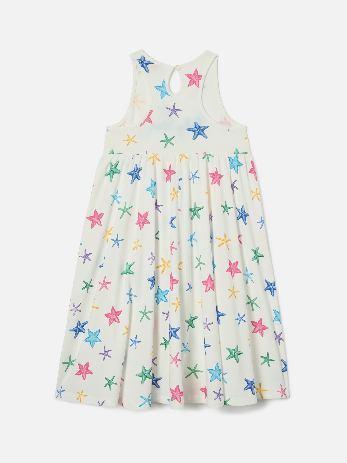 Robe Masha en pur coton biologique avec imprimé étoile de mer all-over 