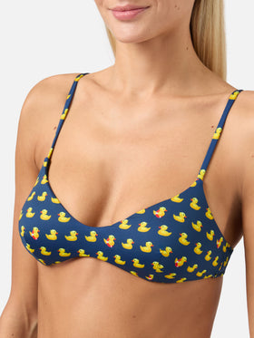 May scoop bralette top with ducky print