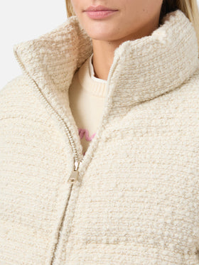 Giubbotto Maddy Tweed imbottito in tweed lurex