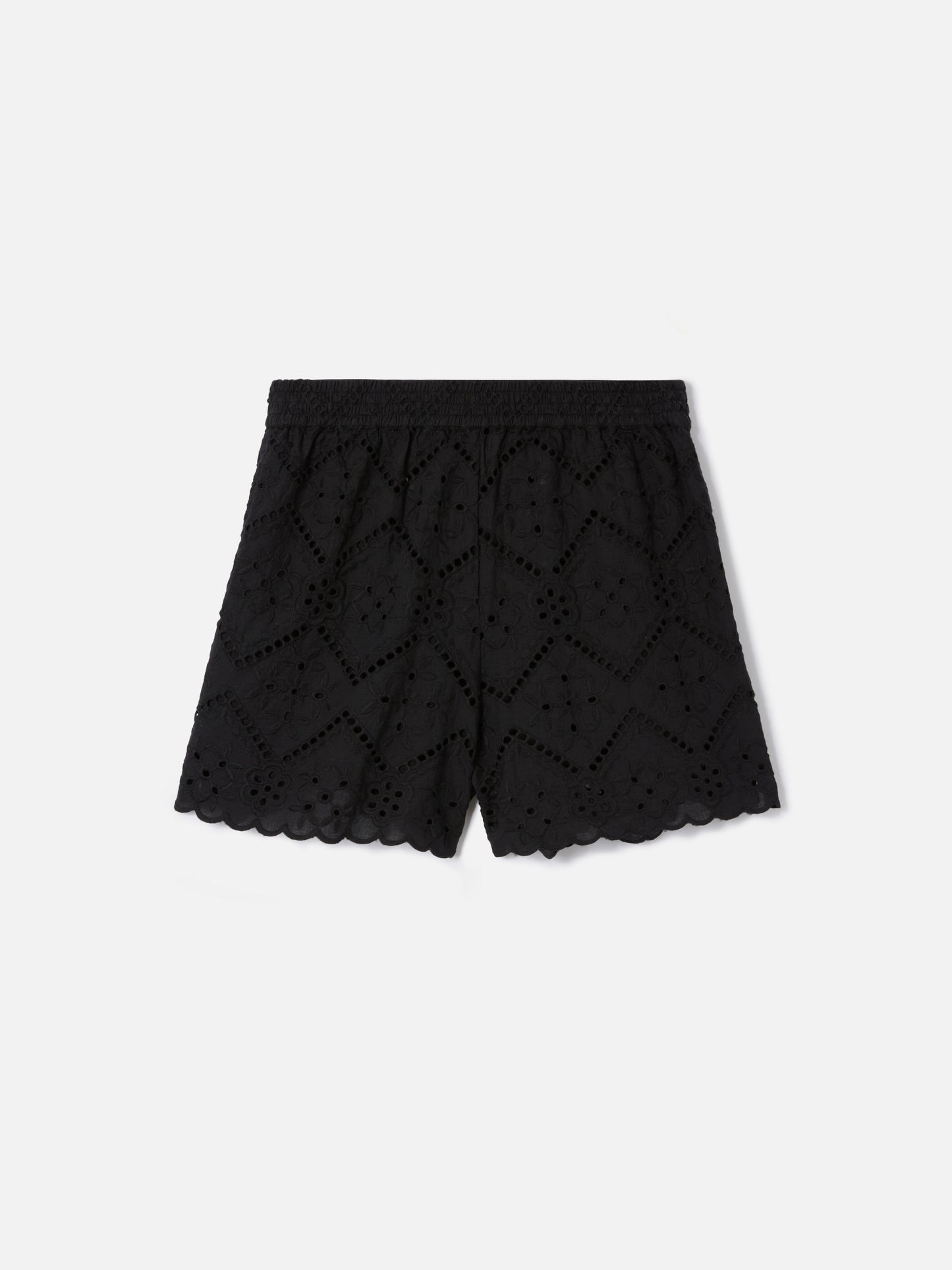 Black Meave broderie anglaise shorts