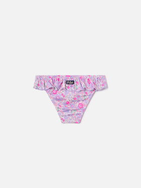 Melly floral print swim briefs | Made with Liberty Fabric