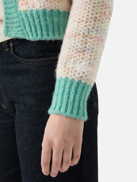 Meribel soft melange cardigan