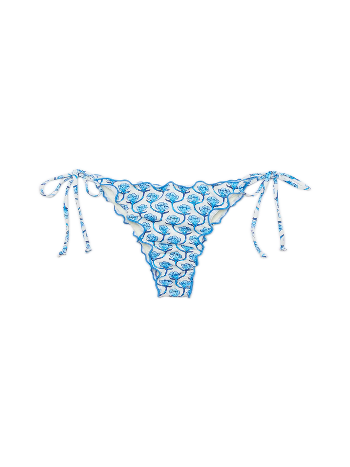 Slip mare Miami con stampa floreale e taglio sgambato
