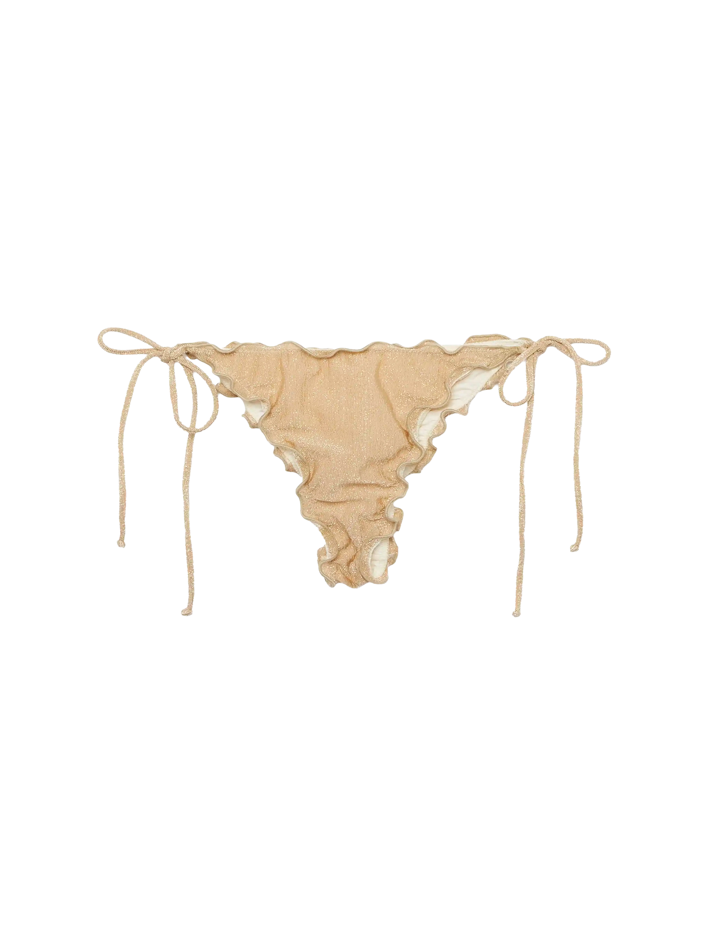 Miami lurex gold cheeky swim briefs - MC2 Saint Barth