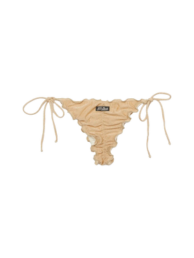 Miami lurex gold cheeky swim briefs - MC2 Saint Barth