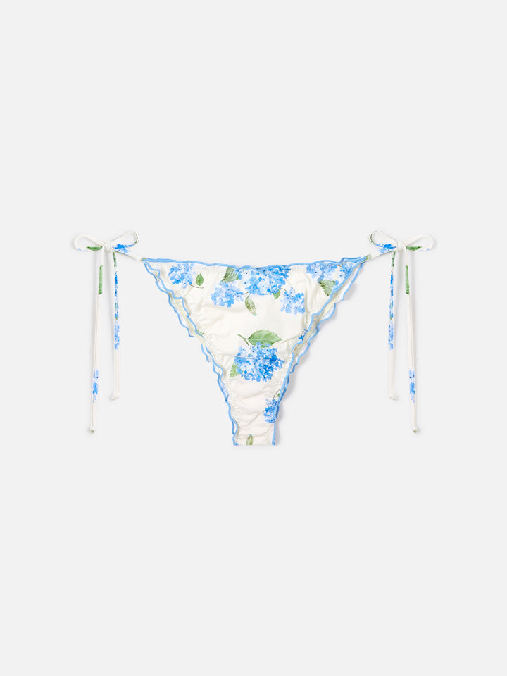 Slip mare Miami con stampa floreale e taglio sgambato