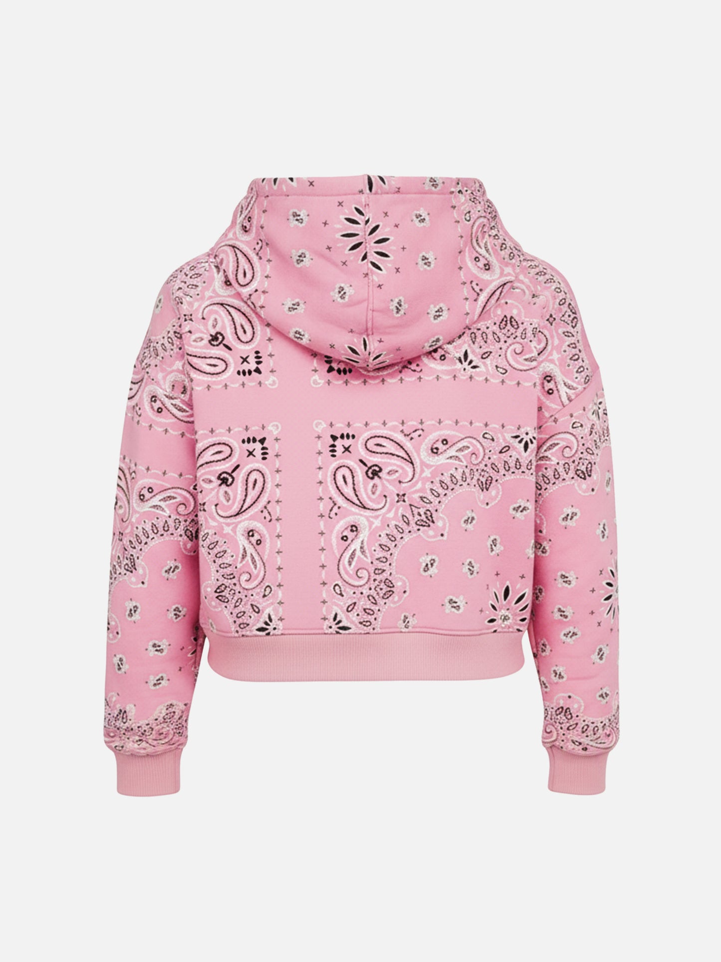 Cotton bandanna hoodie Mindy Jr with Saint Barth embroidery