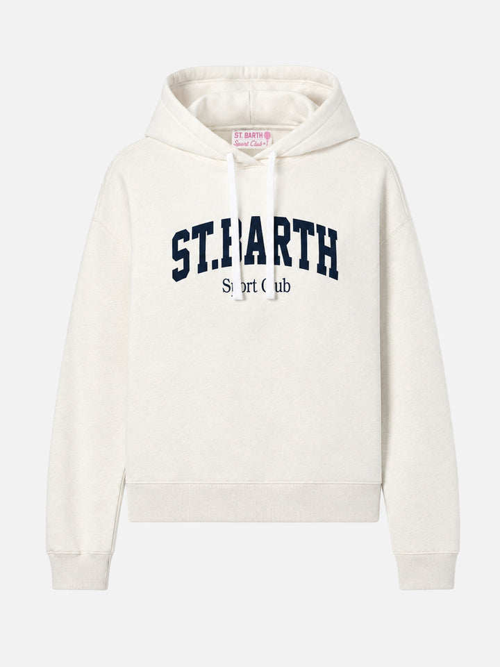 Sweat à capuche en coton Mindy avec imprimé St. Barth Sport Club 