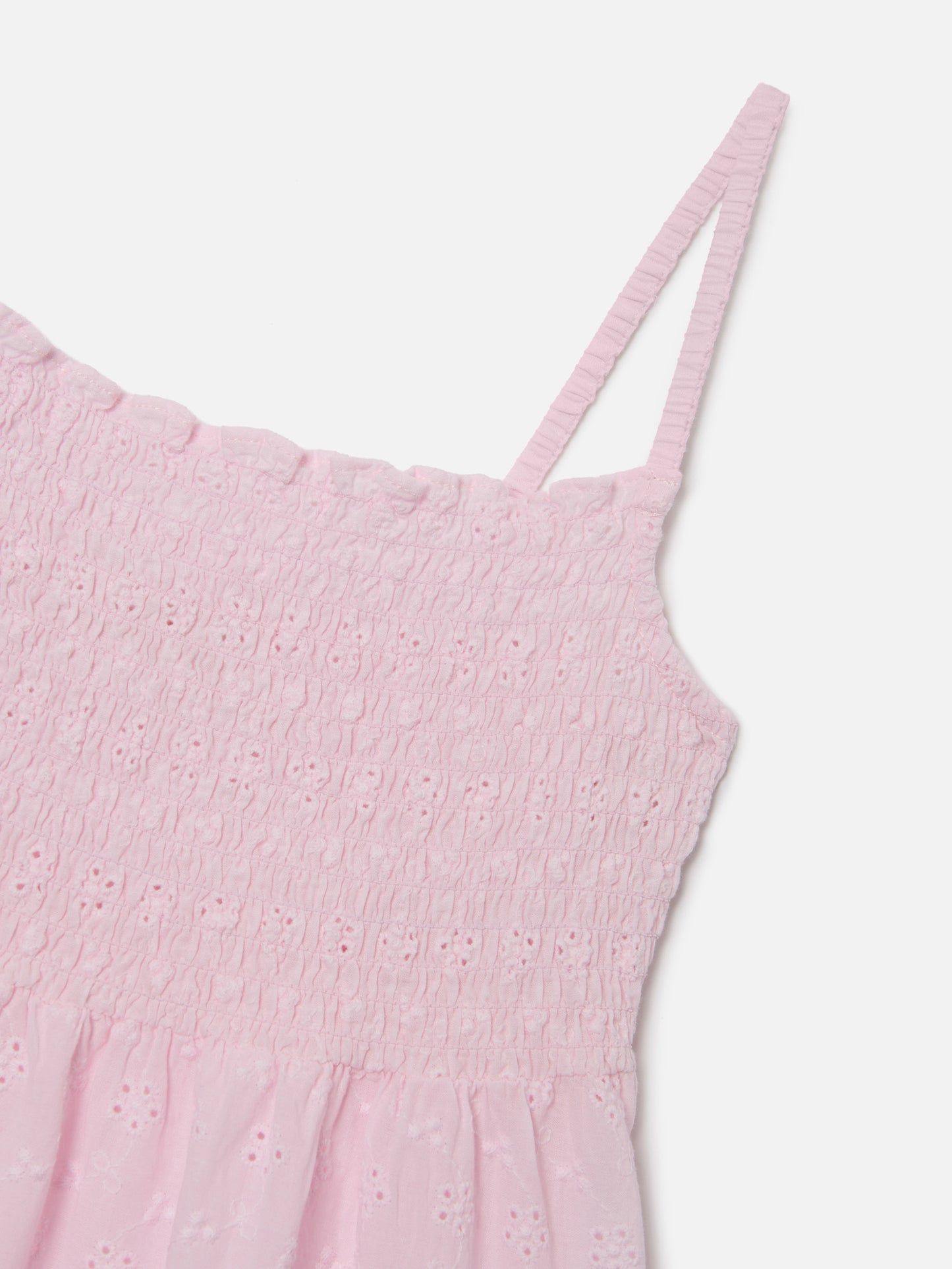 Pink Miki broderie anglaise cotton sundress