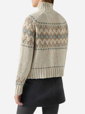 Dolcevita Myra donegal con jacquard Fair Isle