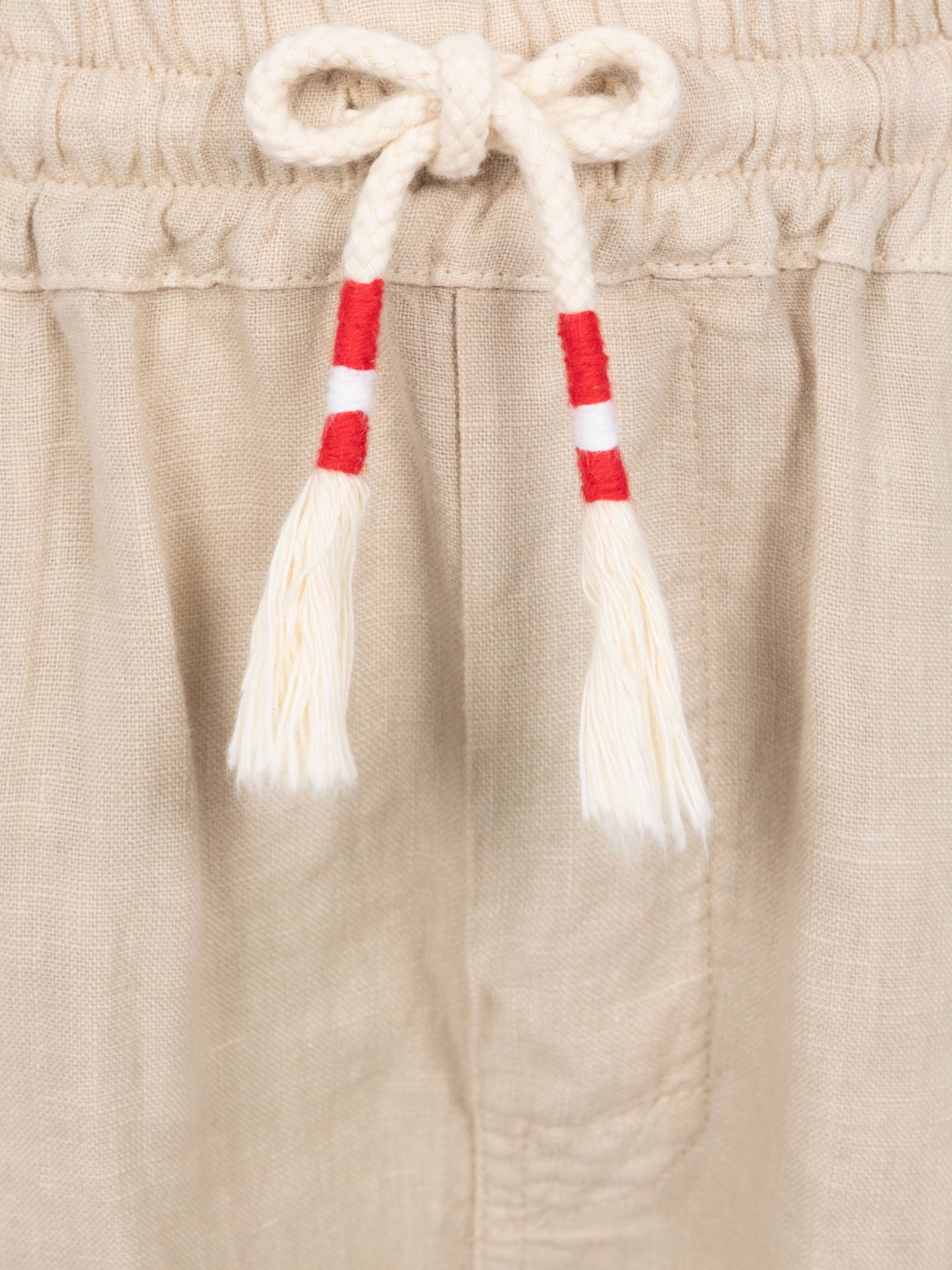 Marseille Jr beige linen bemuda - MC2 Saint Barth