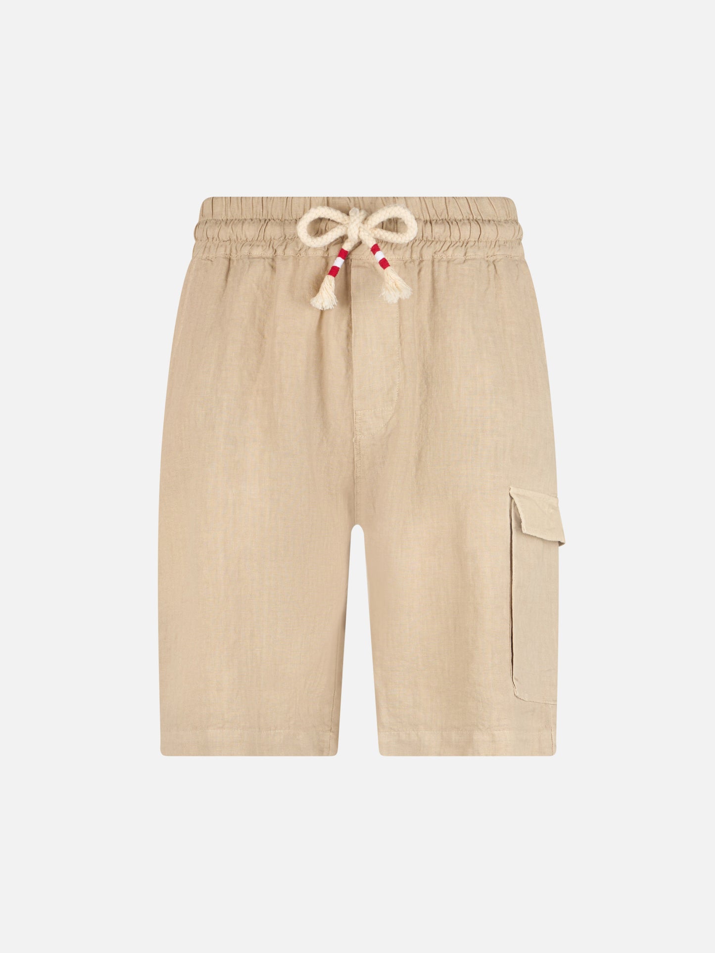 Man beige linen bermuda Marseille - MC2 Saint Barth