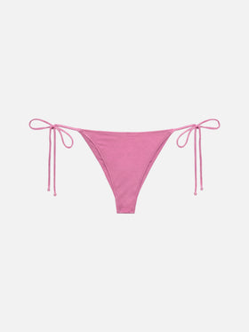 Marielle mid-rise bikini briefs with pink rhinestones