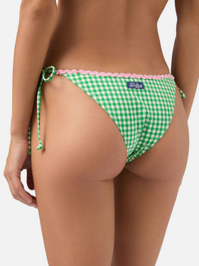 Swim briefs Marielle with gingham print