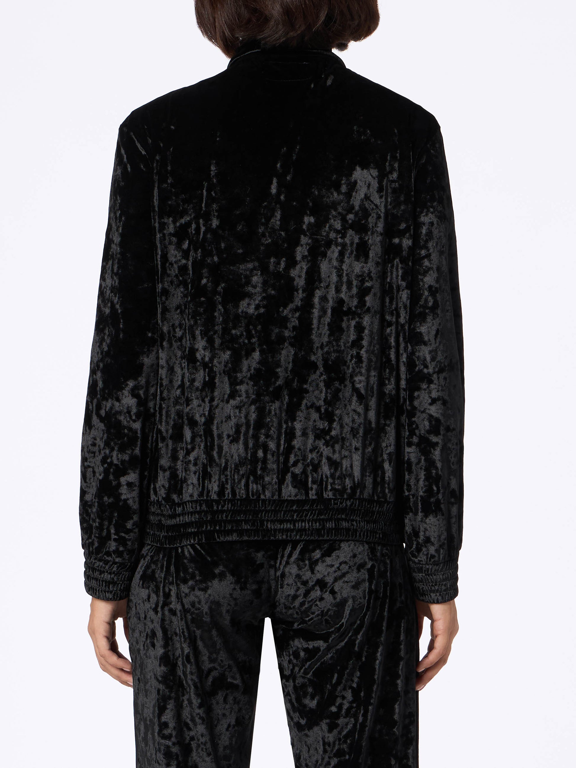 Woman sweatshirt Miriam black chenille - MC2 Saint Barth