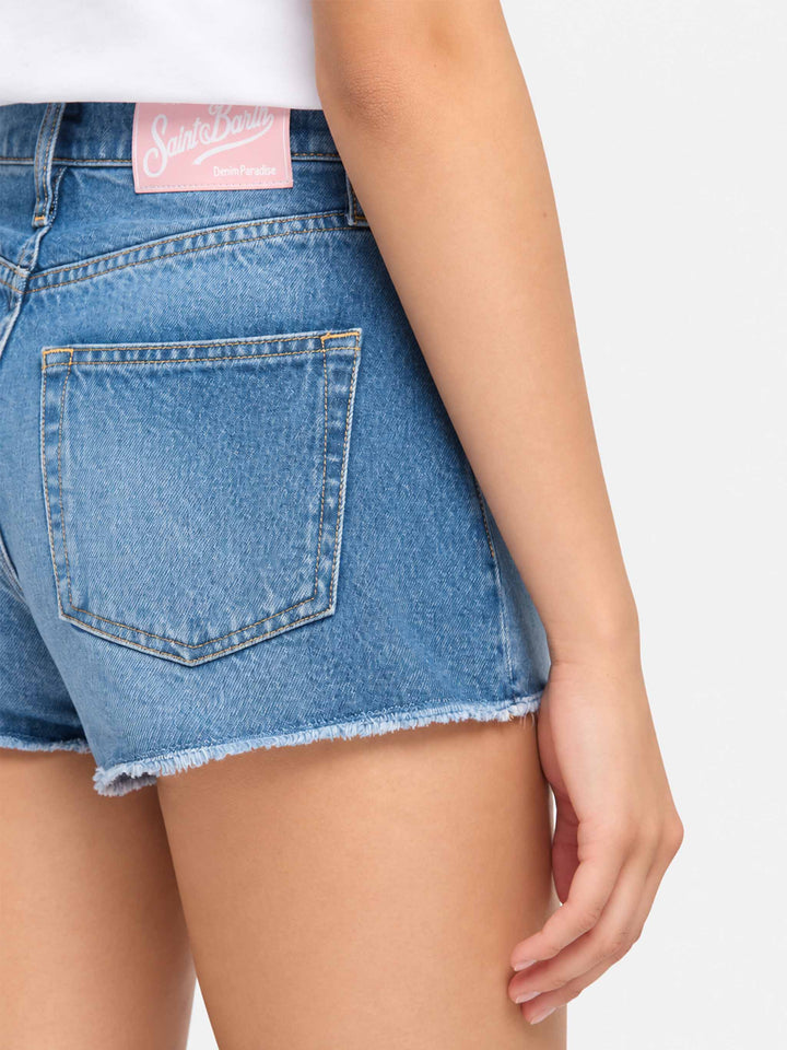 Musa blaue Denim-Shorts 