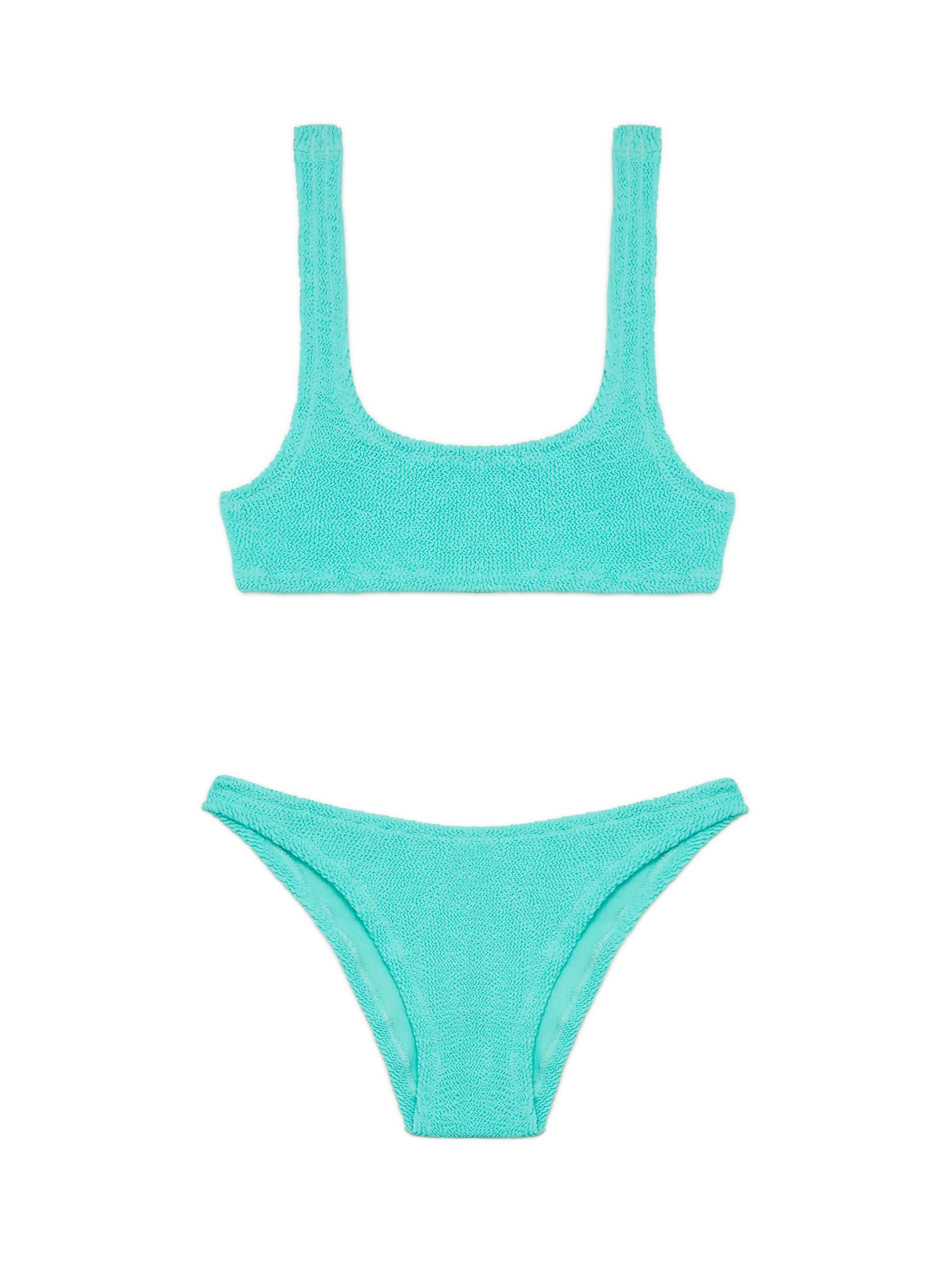 Water green crinkle bralette bikini Naima Elise - MC2 Saint Barth