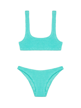 Water green crinkle bralette bikini Naima Elise - MC2 Saint Barth