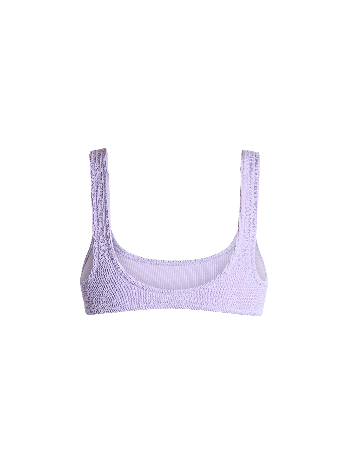 Woman lilac classic crinkle bralette Naima - MC2 Saint Barth