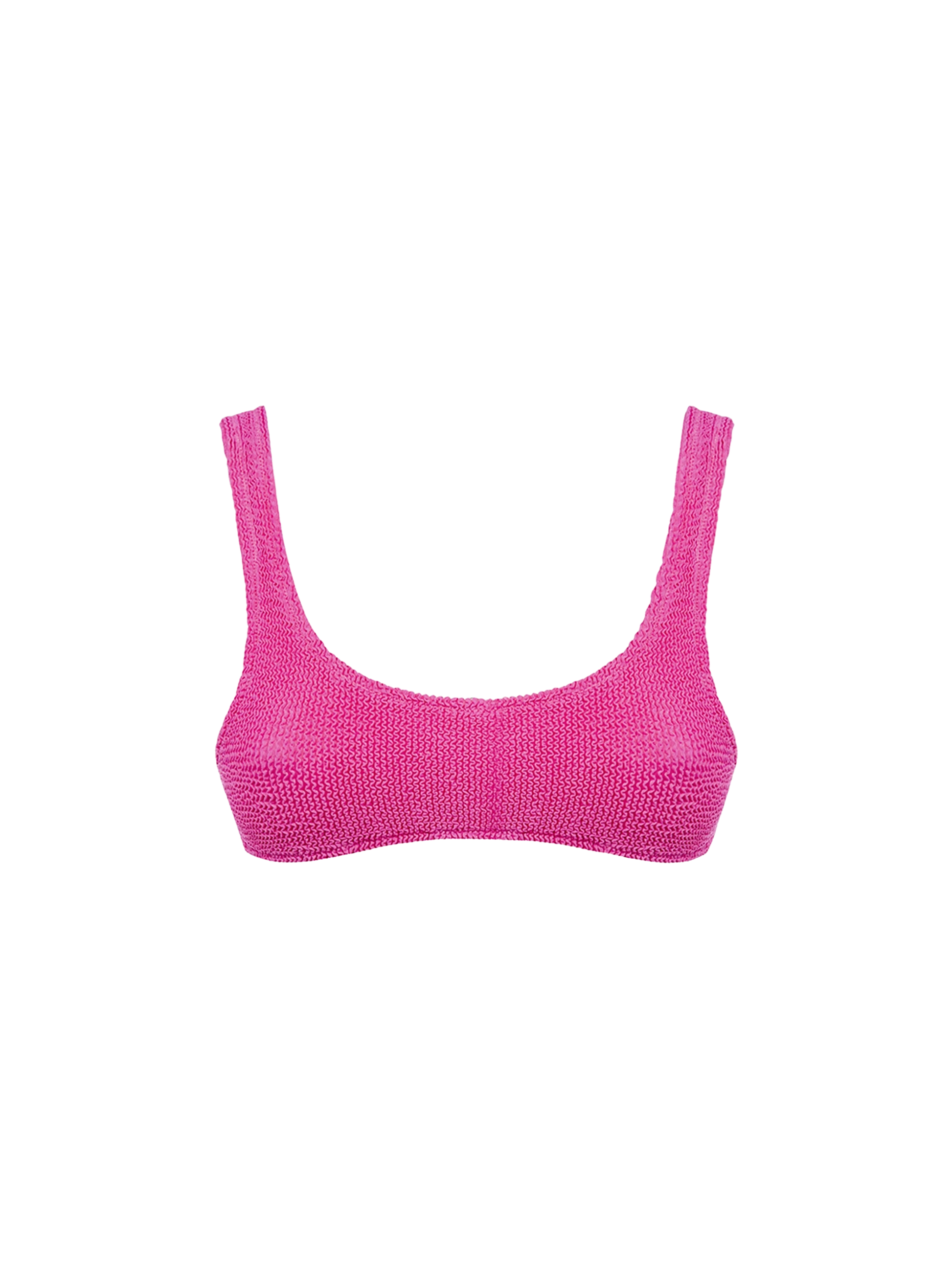 Woman pink classic crinkle bralette Naima - MC2 Saint Barth