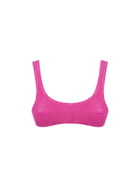 Woman pink classic crinkle bralette Naima - MC2 Saint Barth