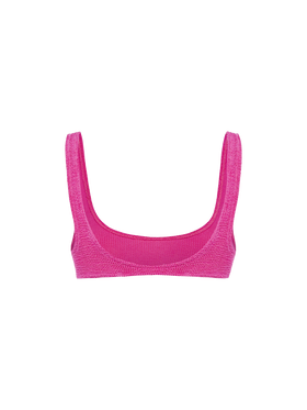 Naima pink crinkle classic bralette top - MC2 Saint Barth