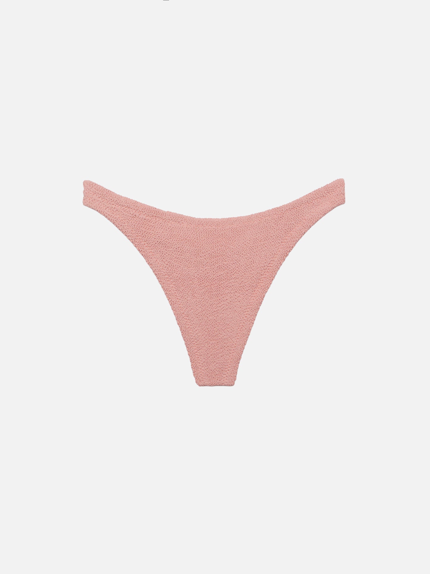 Naomi pink crinkle cheeky swim briefs