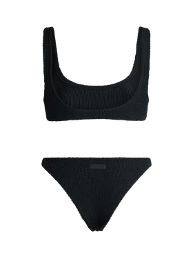 Bikini bralette Naima Naomi en crinkle noir 
