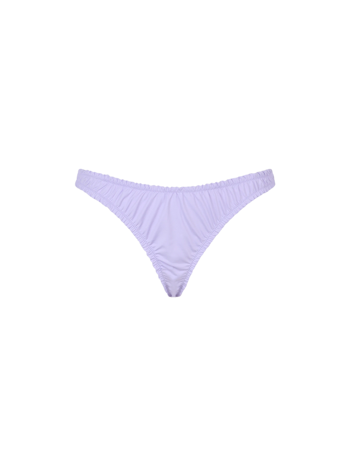 Woman ruffled lilac triangle bikini Nilly Nalu - MC2 Saint Barth