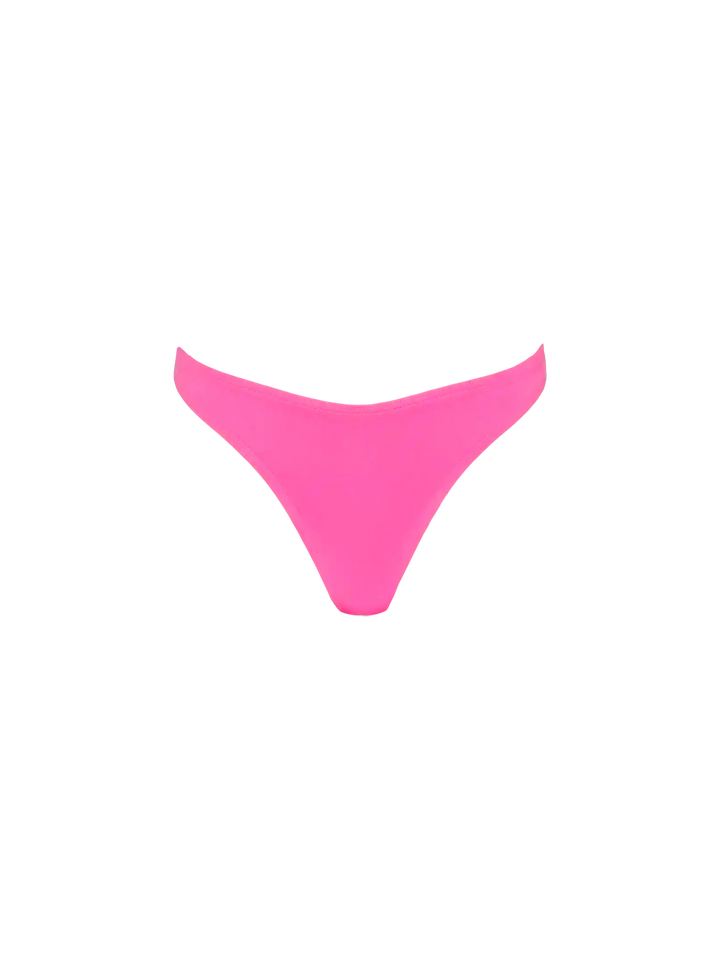 Leah Naomi fuchsia bikini with triangle top and cheeky briefs - MC2 Saint Barth